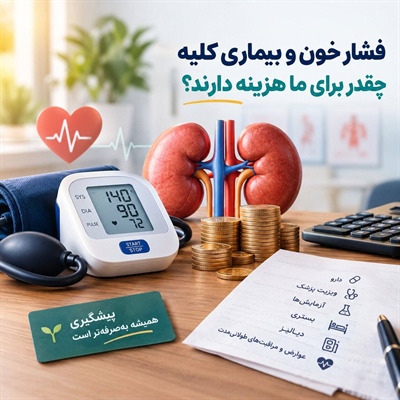 فشار خون و بیماری کلیه چقدر برای ما هزینه دارند؟